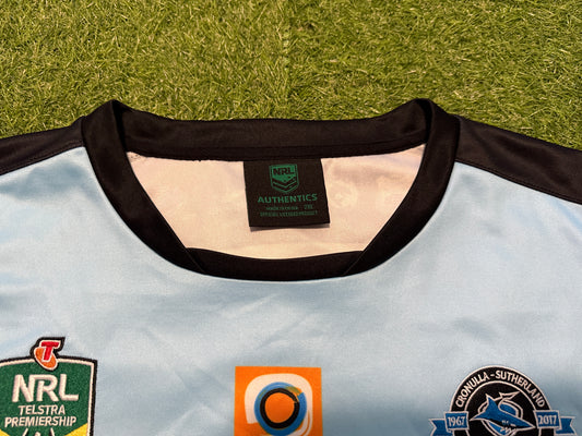 2017 Cronulla Sharks Home Jersey (2XL)