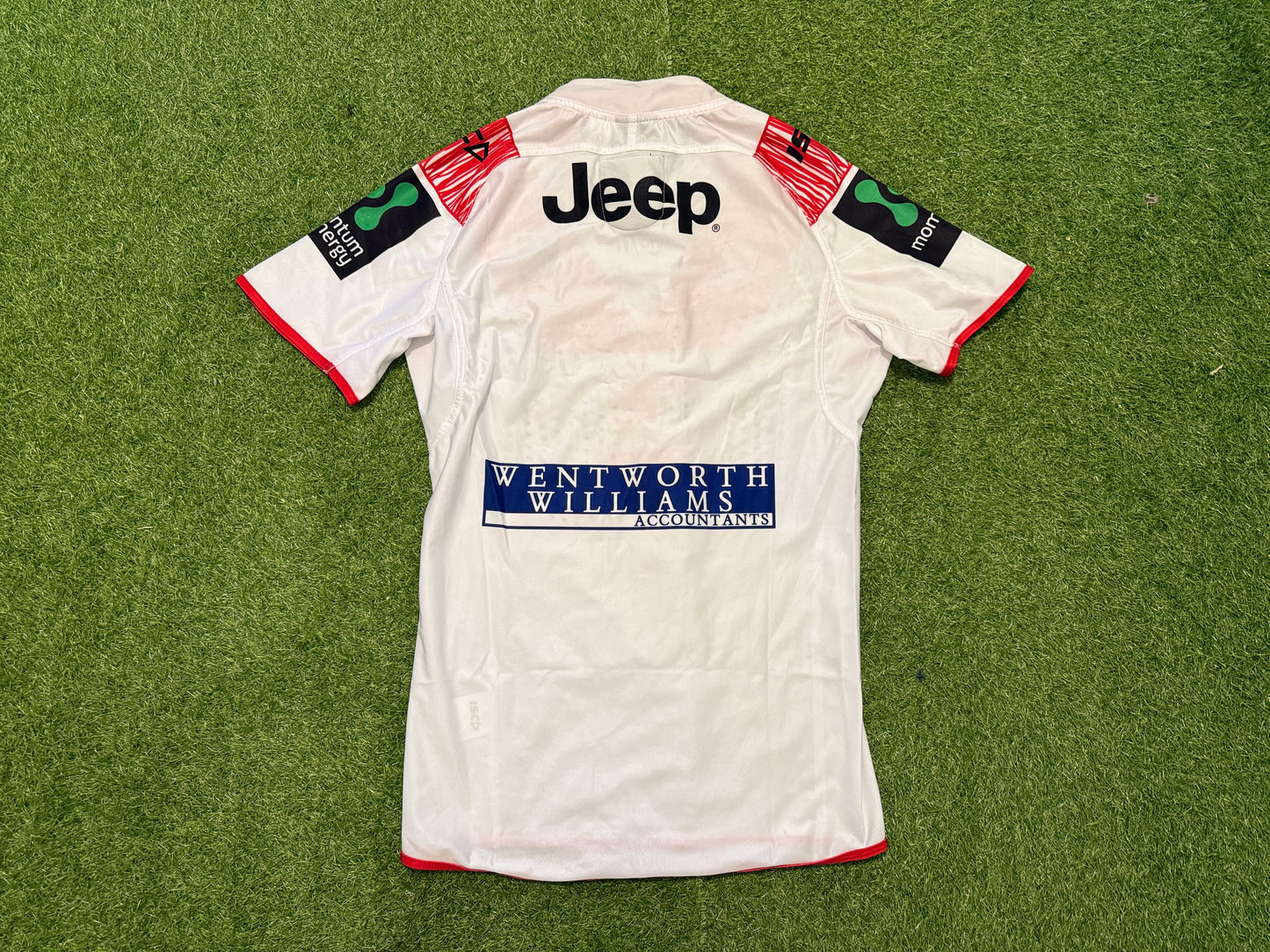 2015 St George Illawarra Dragons Charity Match player cut Jersey (L)