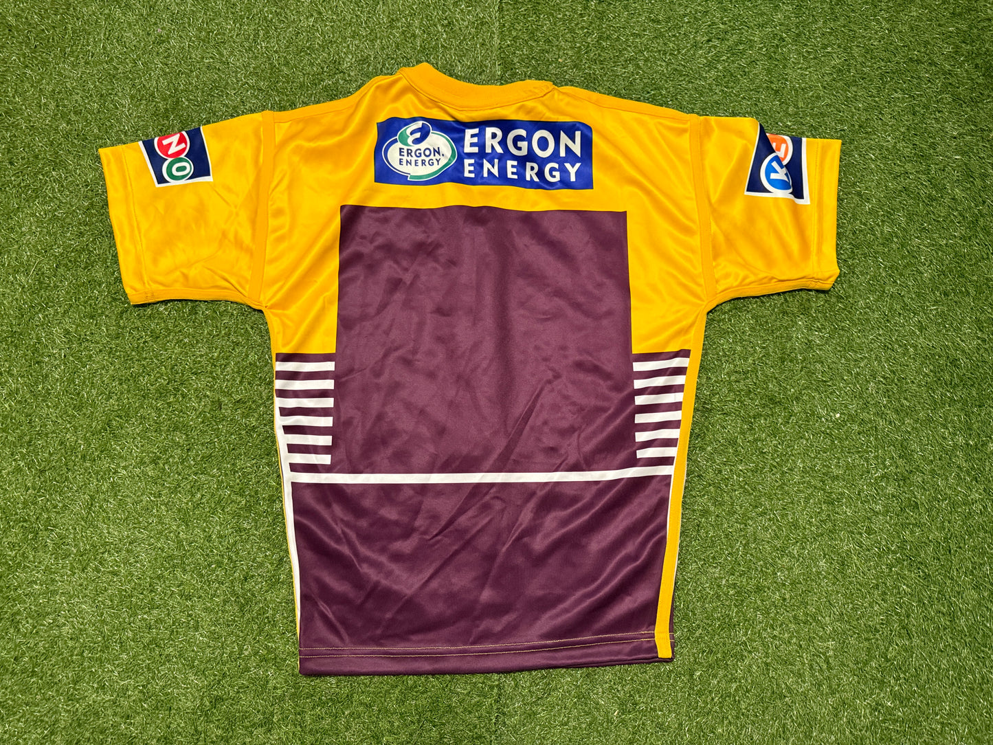 2003 Brisbane Broncos Heritage Player Cut Barry Berrigan signed (S)