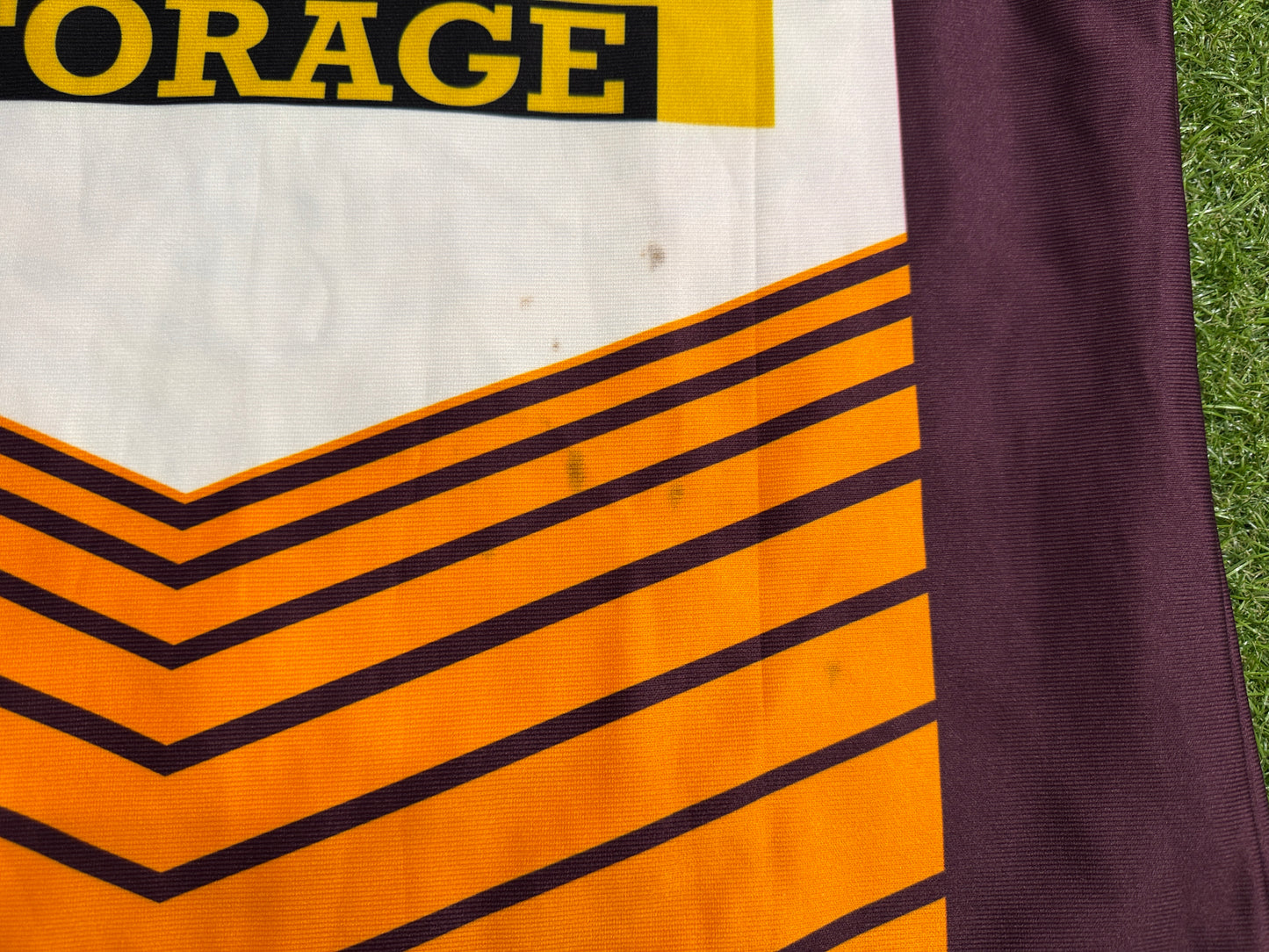 2016 Brisbane Broncos Away signed with tags (L)
