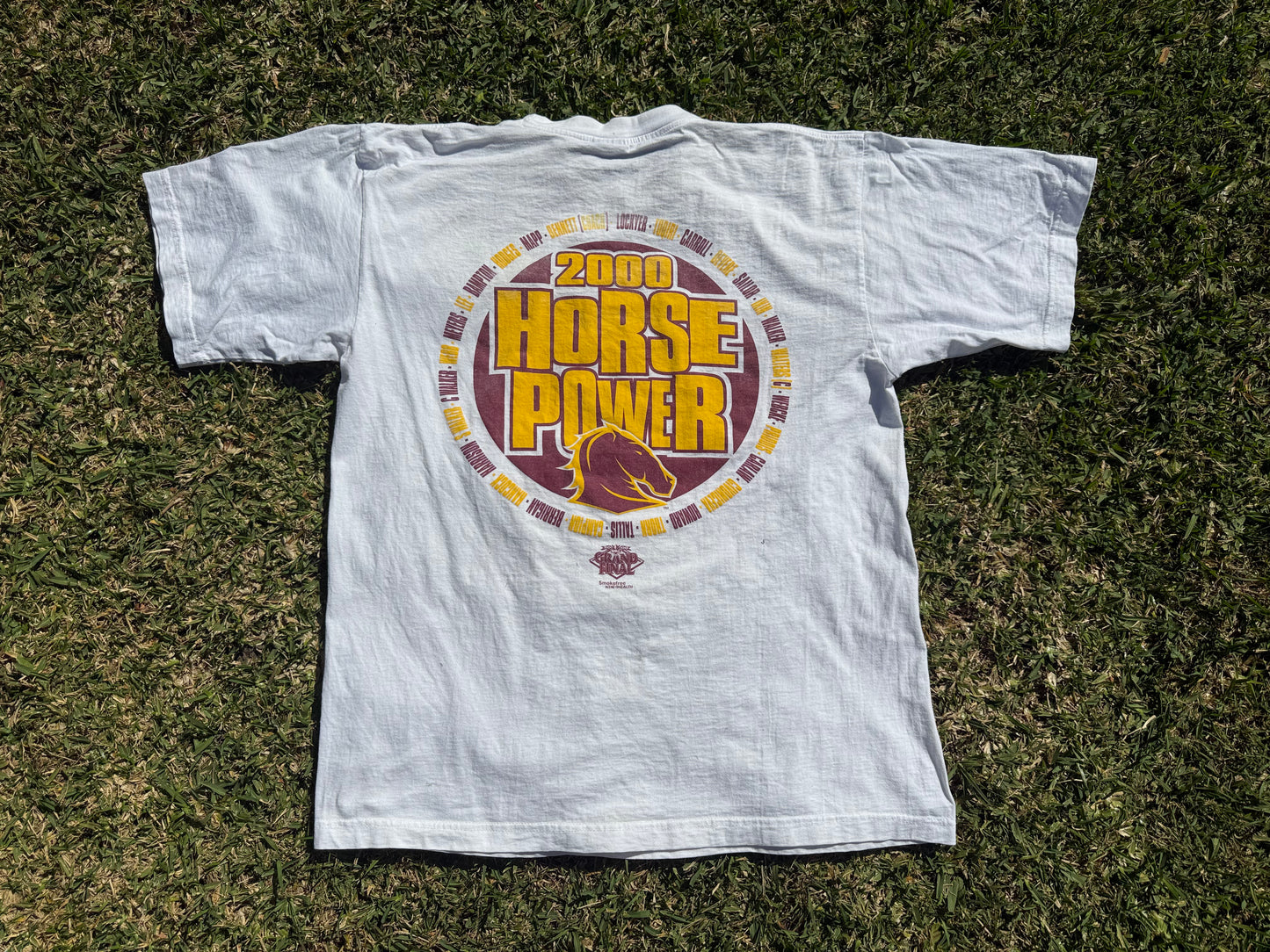 2000 Brisbane Broncos Full Boar Grand Final Tee (L)
