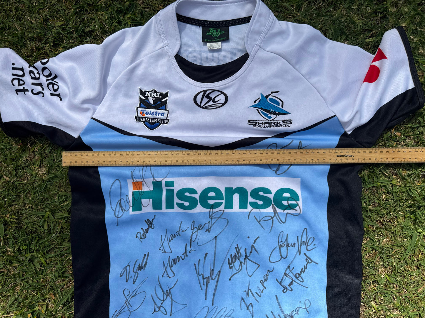 2010 Cronulla Sharks Home Signed Jersey (M)