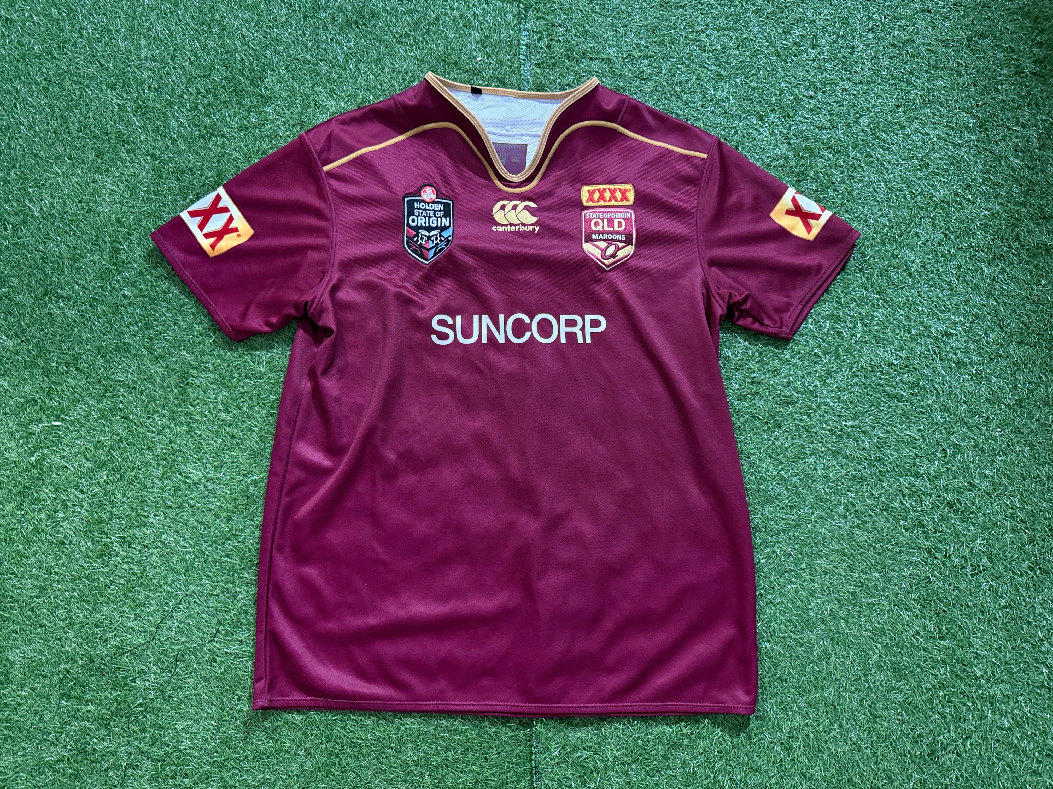 2017 QLD Maroons Jersey (XL) – Retro Rugba Leeg