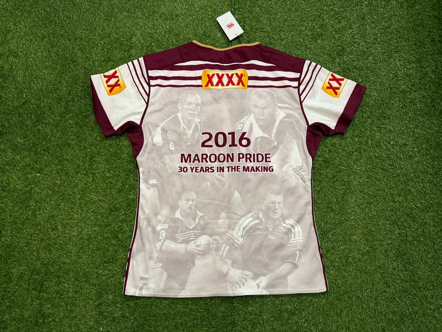 2016 QLD Maroons Player Issue Captains Run Jersey BNWT (XL)
