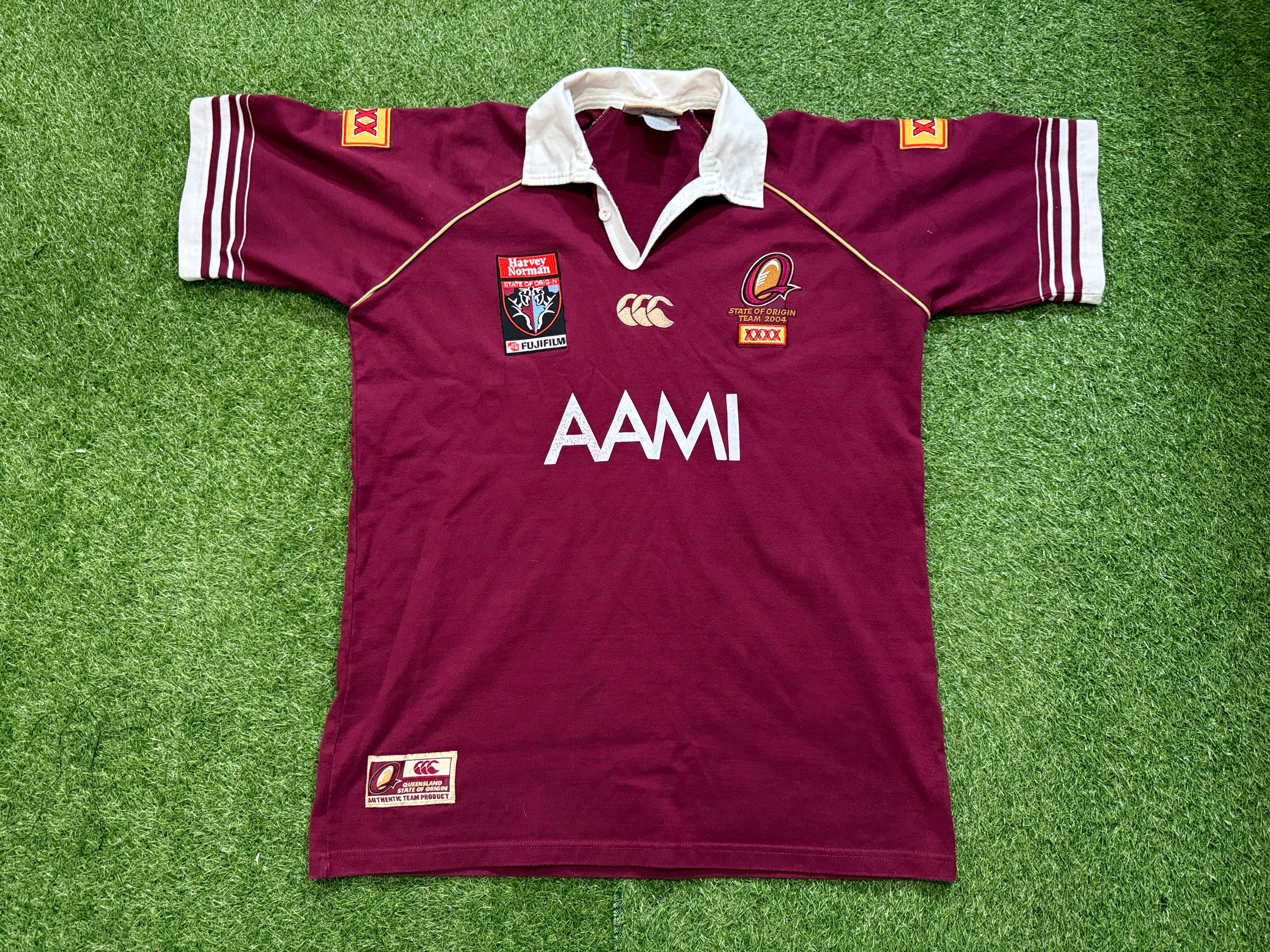 2004 QLD Maroons Jersey (2XL) – Retro Rugba Leeg