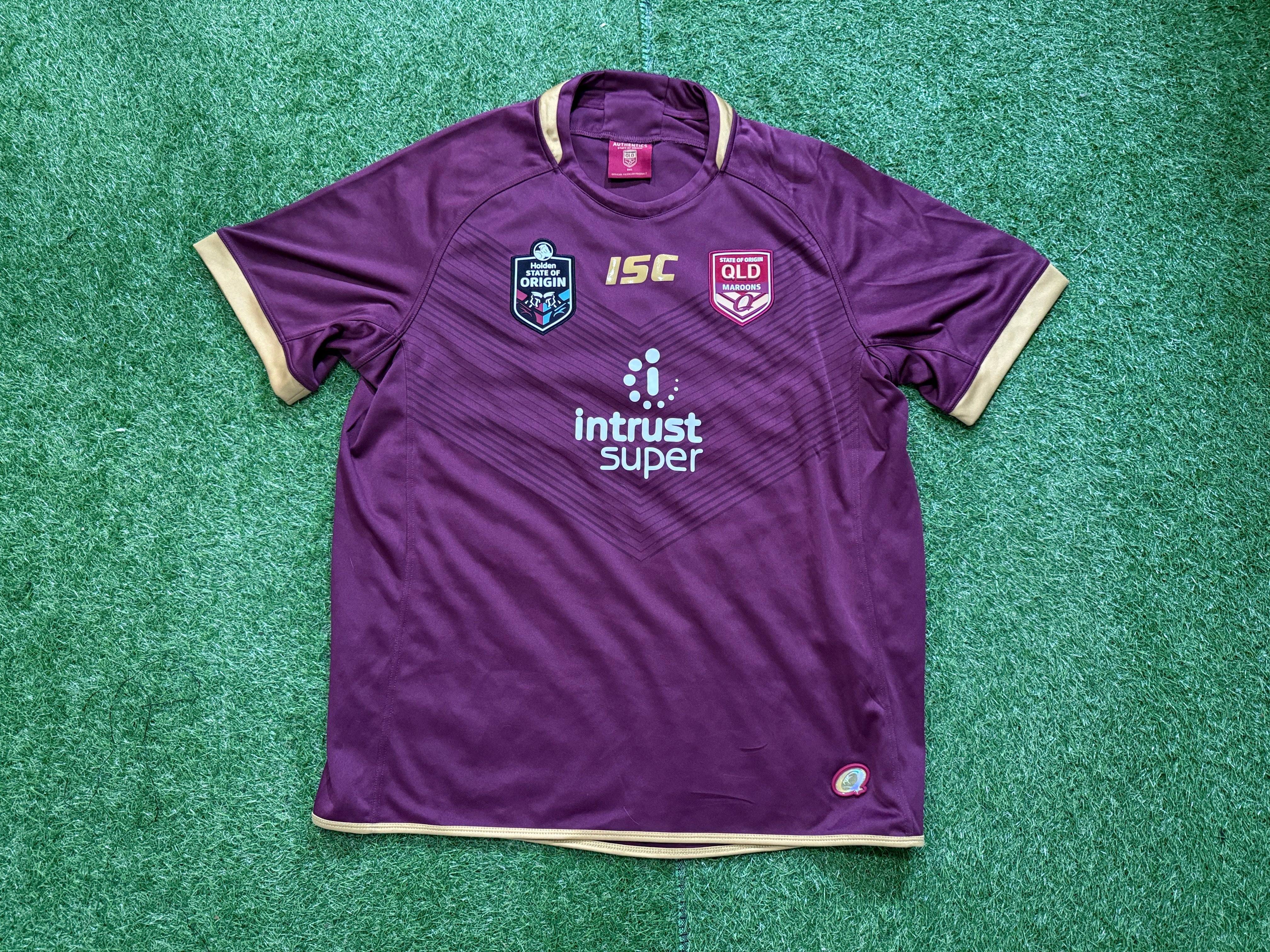QLD Maroons ジャージ ISC 2018 QLD Maroons Jersey (3XL) – Retro Rugba Leeg