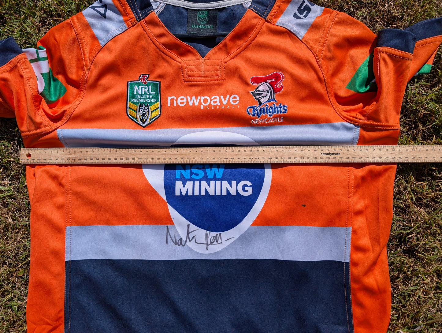 2017 Newcastle Knights Mining Jersey Signed (2XL)