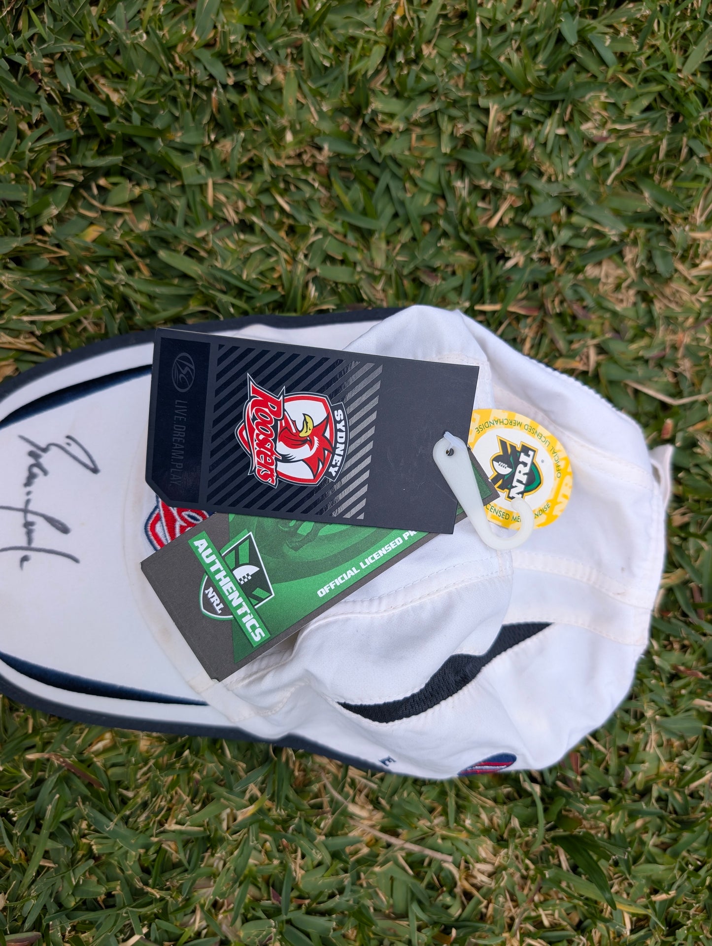 Sydney Roosters Braith Anasata signed training cap