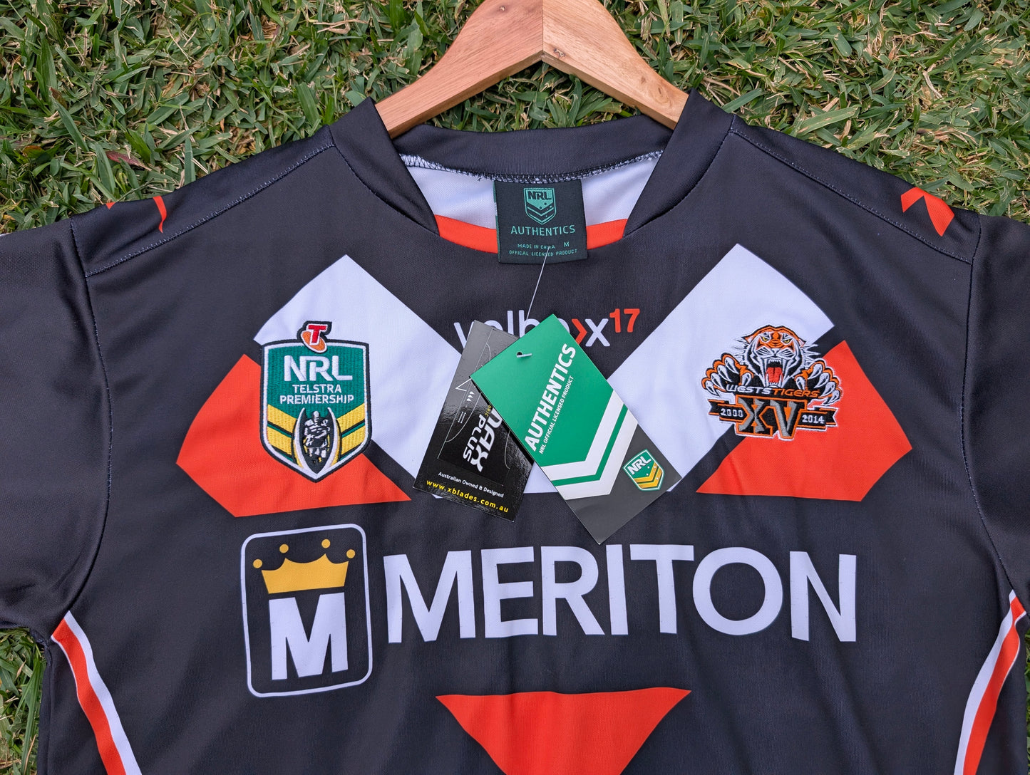 2014 Wests Tigers Home Jersey (L)