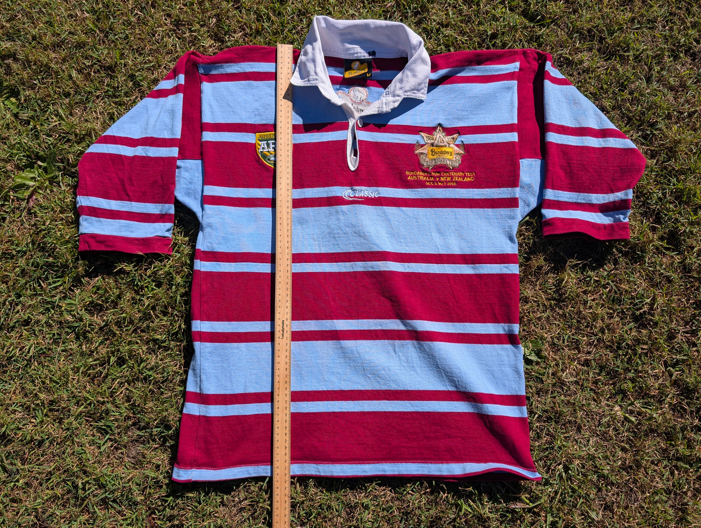 2008 Australian Kangaroos Centenary Test Jersey long sleeve (L)