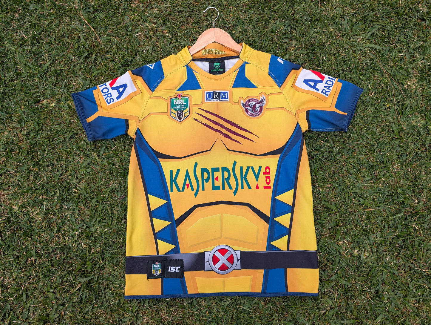 2014 Manly SeaEagles Wolverine Marvel Jersey (M)