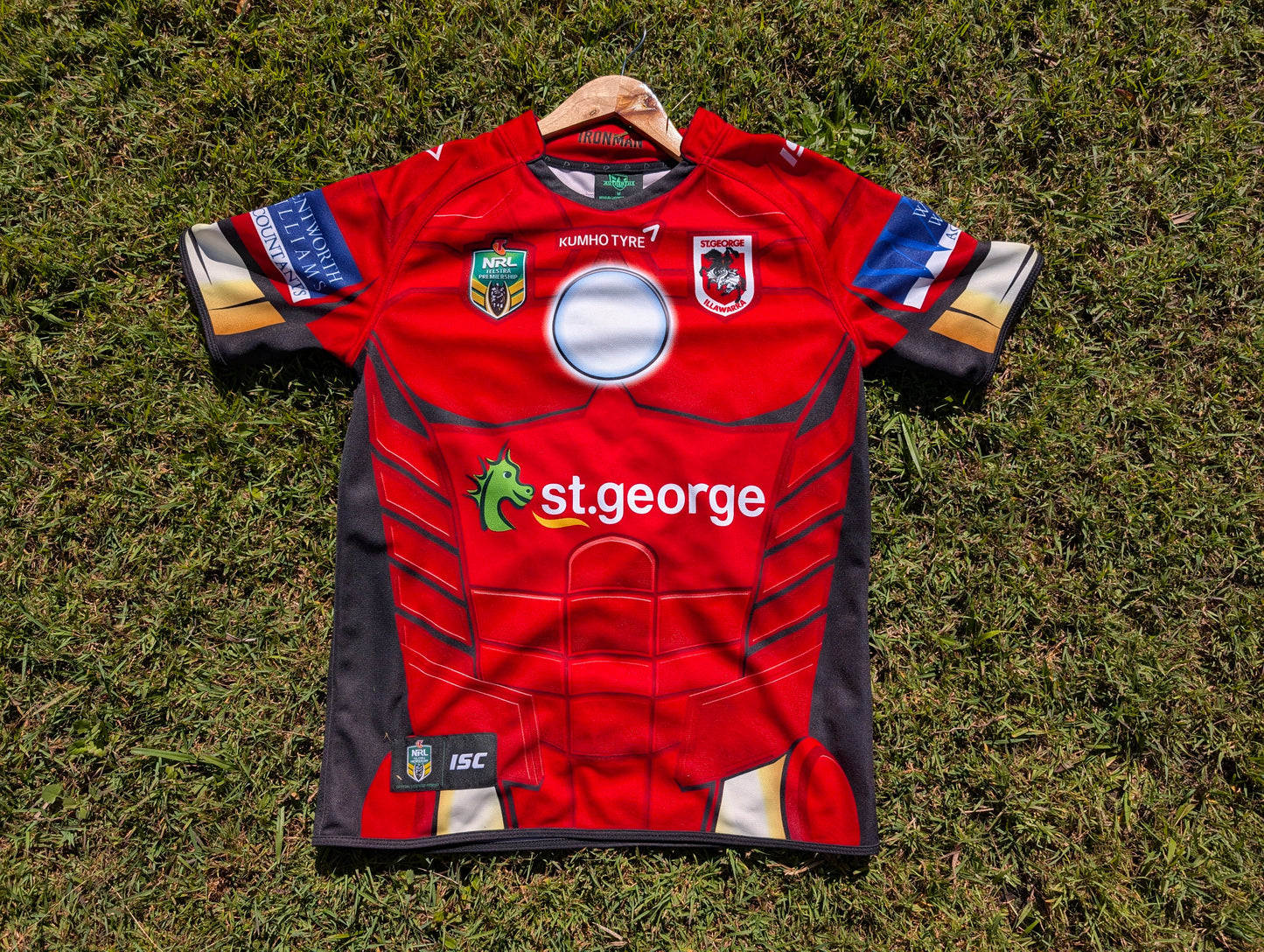 2014 St George Illawarra Ironman Marvel Jersey (M)