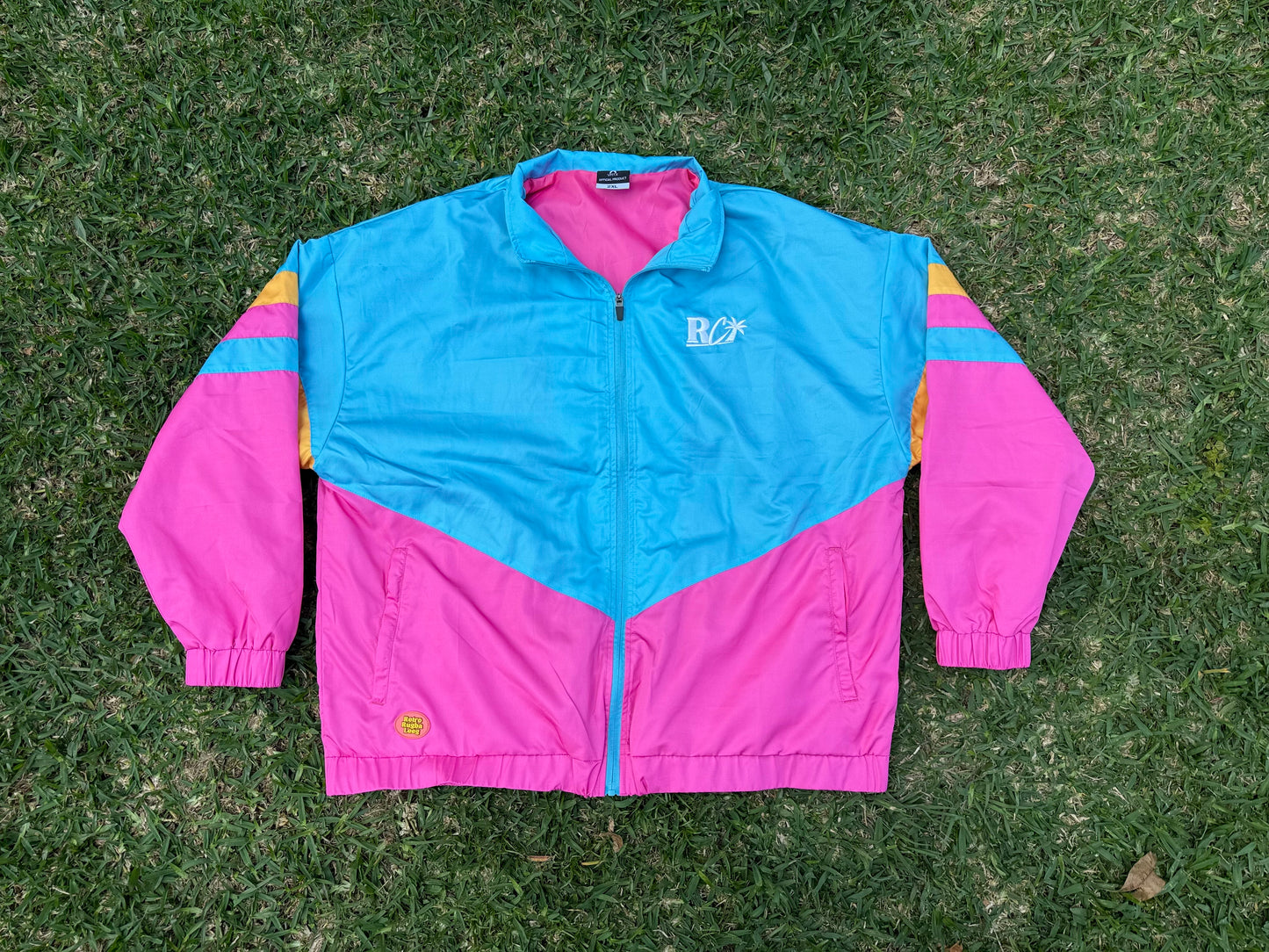 Retro Club Pink & Blue Jacket