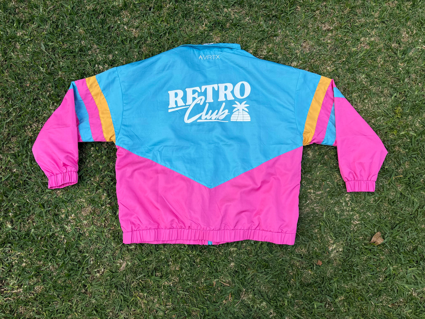 Retro Club Pink & Blue Jacket