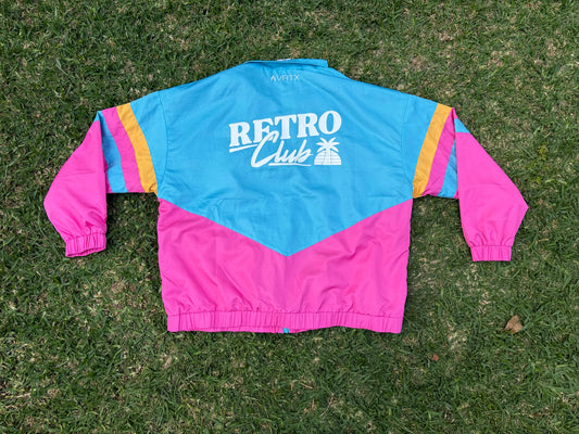 Retro Club Pink & Blue Jacket