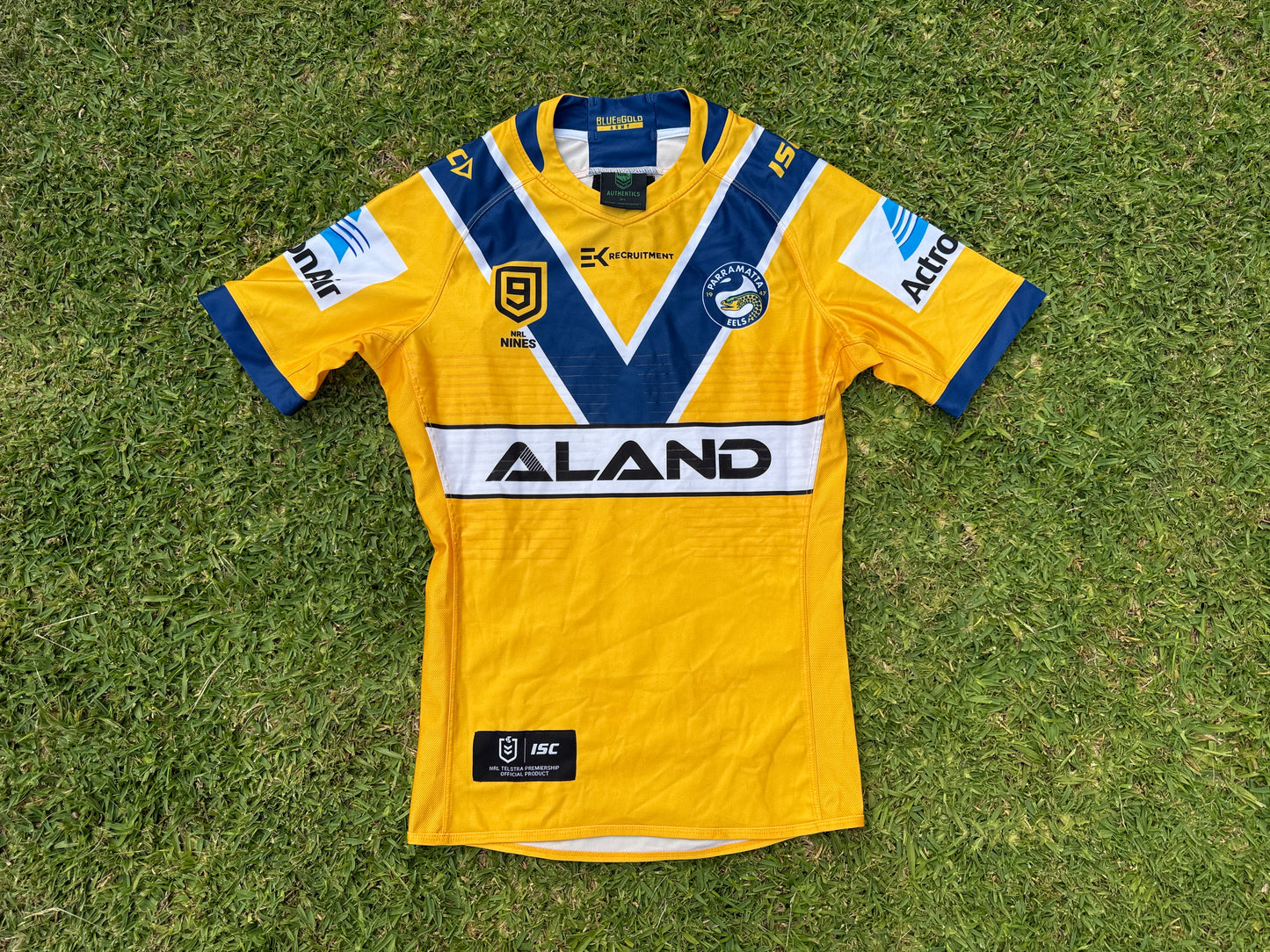 2020 Parramatta Eels Perth Nines player issue Jersey (M)
