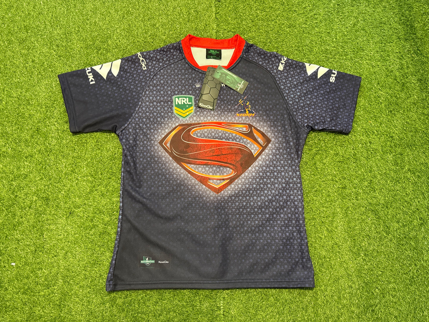 2013 Melbourne Storm Superman Promotional Jersey BNWT (L)