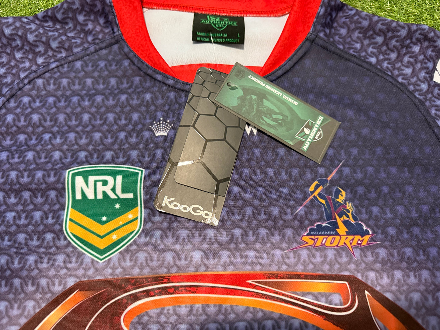 2013 Melbourne Storm Superman Promotional Jersey BNWT (L)
