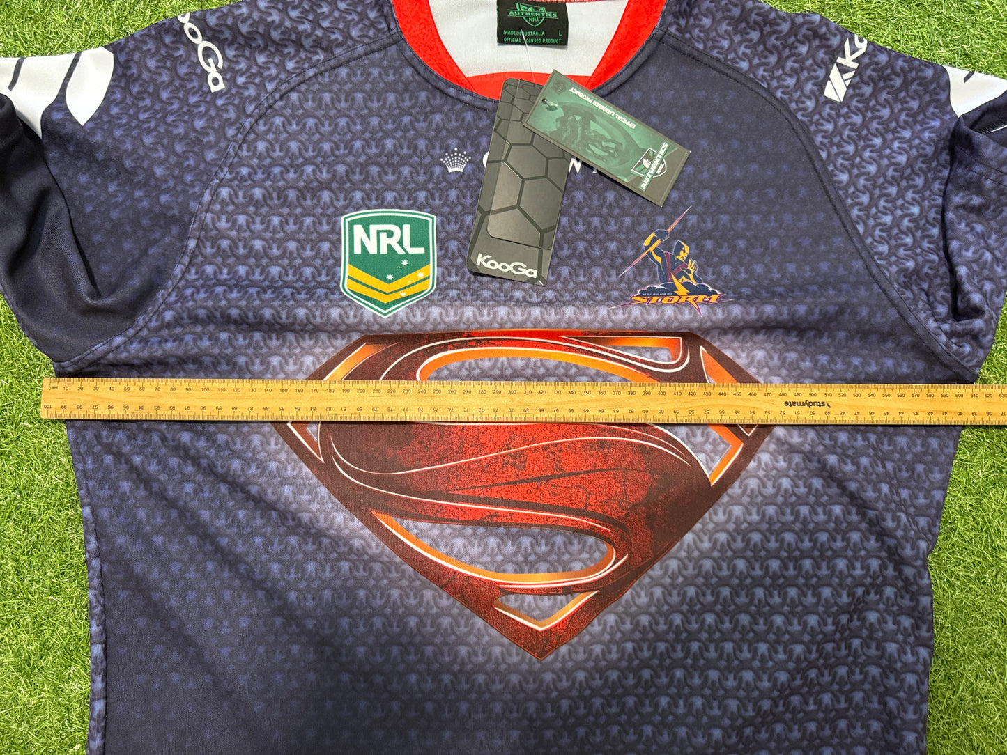 2013 Melbourne Storm Superman Promotional Jersey BNWT (L)