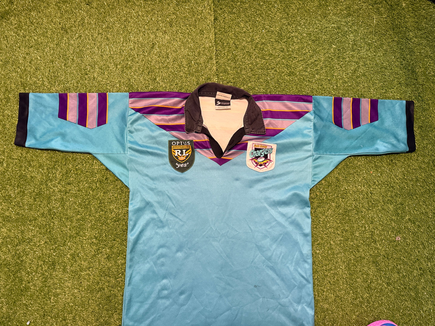 1996 Gold Coast Chargers Supporter Jersey (L)