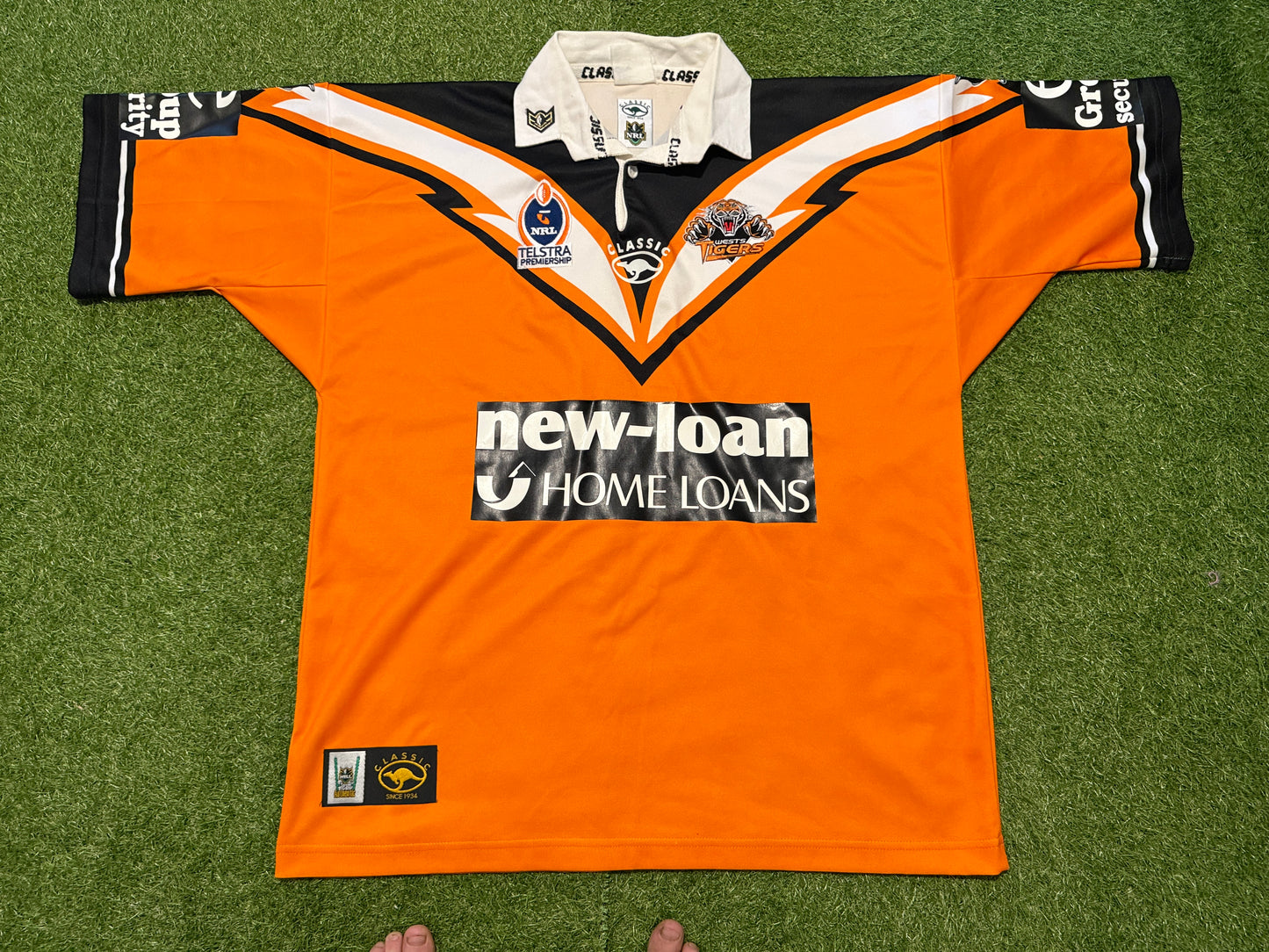 2002 Wests Tigers Away Jersey (XL)