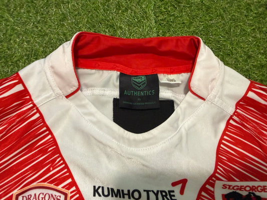 2015 St George Illawarra Dragons Charity Match player cut Jersey (L)