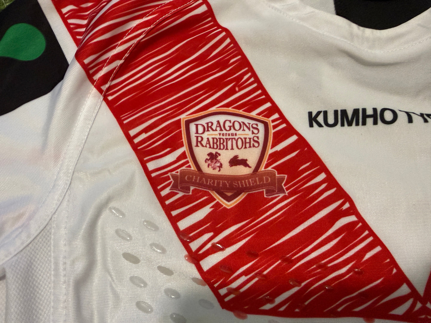 2015 St George Illawarra Dragons Charity Match player cut Jersey (L)