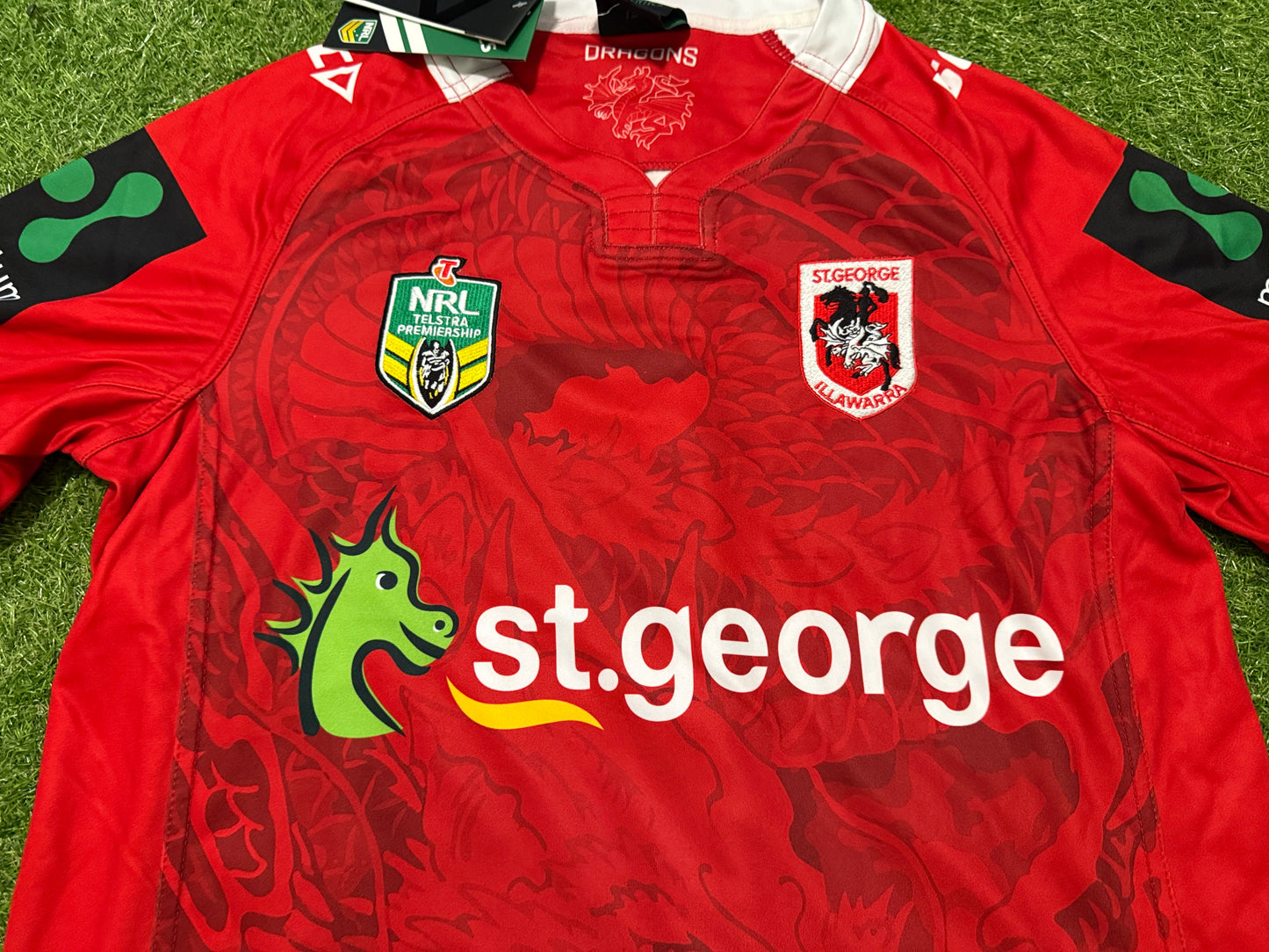 2017 St George Illawarra Alt Jersey BNWT (L)