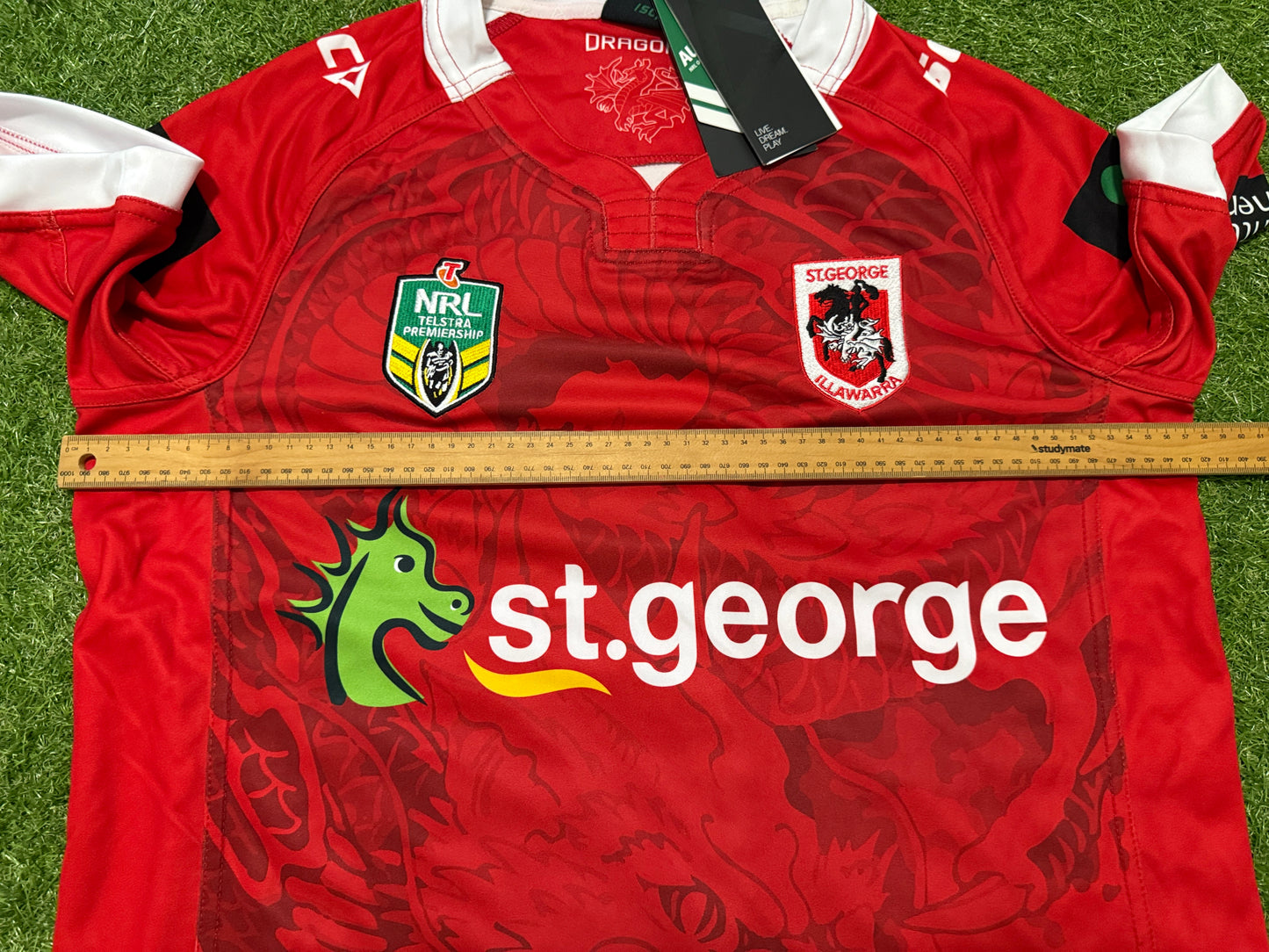 2017 St George Illawarra Alt Jersey BNWT (L)