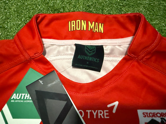 2015 St George Illawarra Ironman Marvel Jersey Signed BNWT (L)