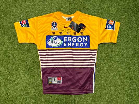 2003 Brisbane Broncos Heritage Player Cut Barry Berrigan signed (S)