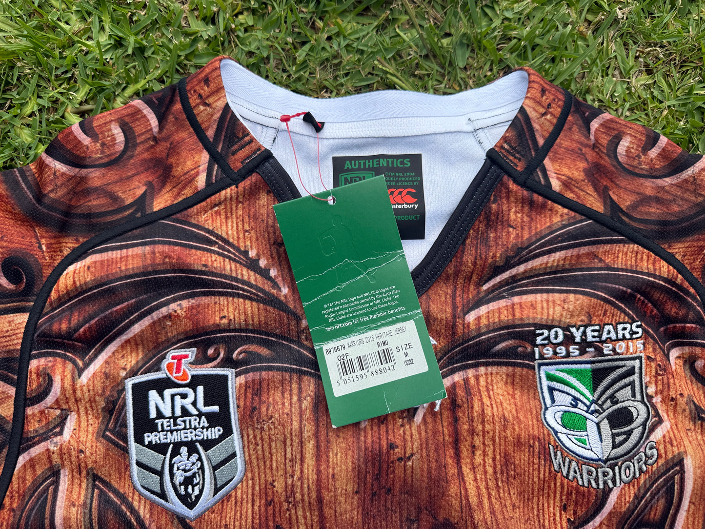 2015 NZ Warriors Heritage Jersey (M)