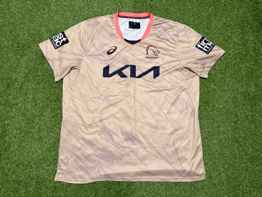 2023 Brisbane Broncos training tee (4XL)