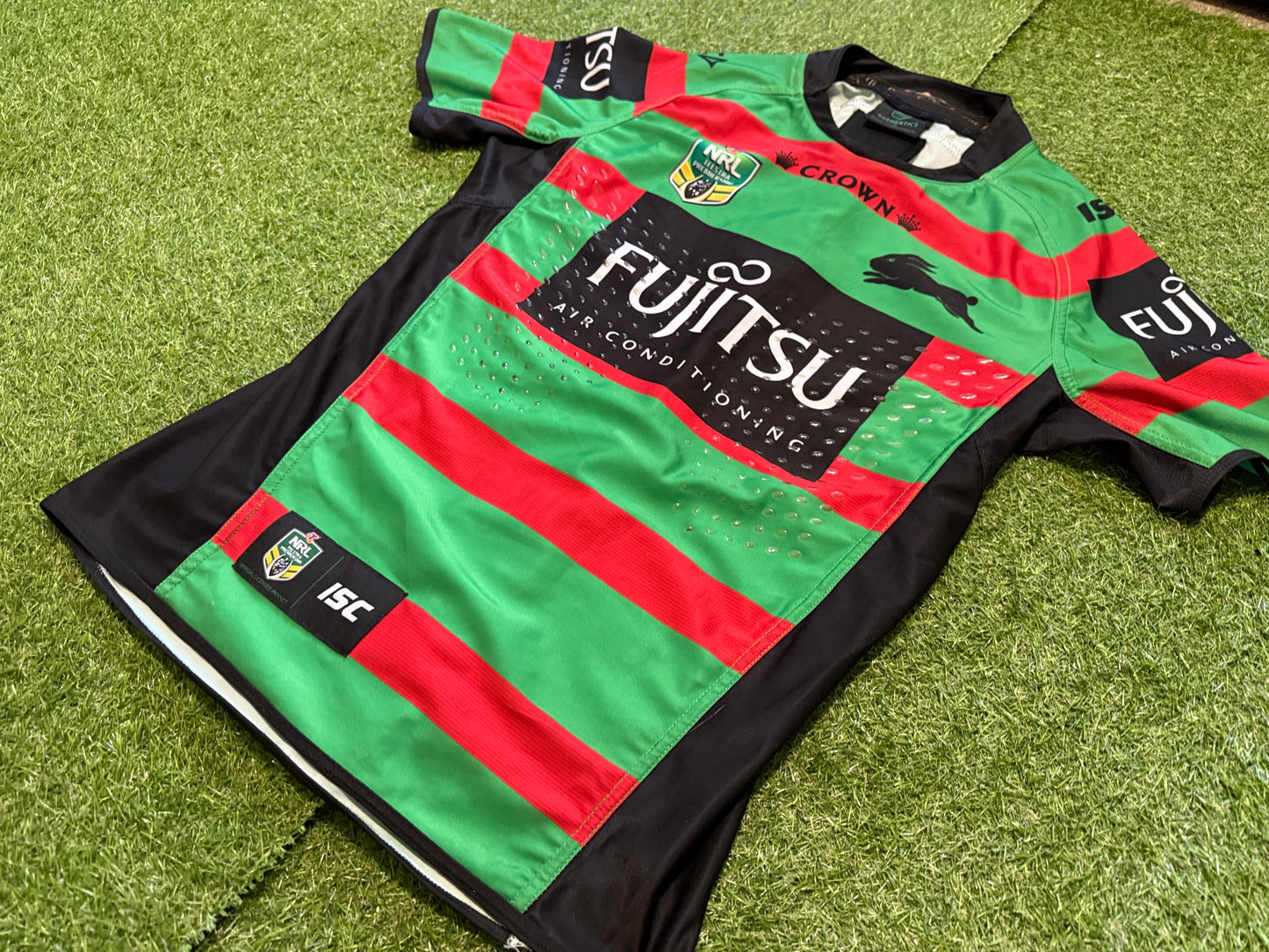 2015 South Sydney Rabbitohs David Tyrrell spare Home Jersey v2 (L)