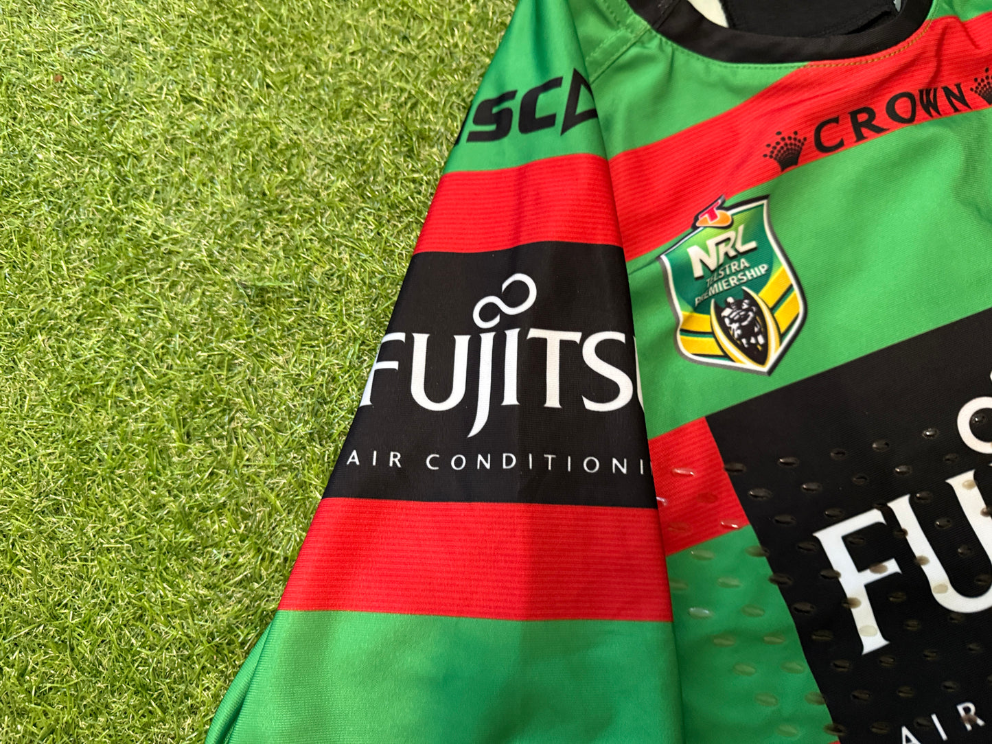 2015 South Sydney Rabbitohs David Tyrrell spare Home Jersey v2 (L)