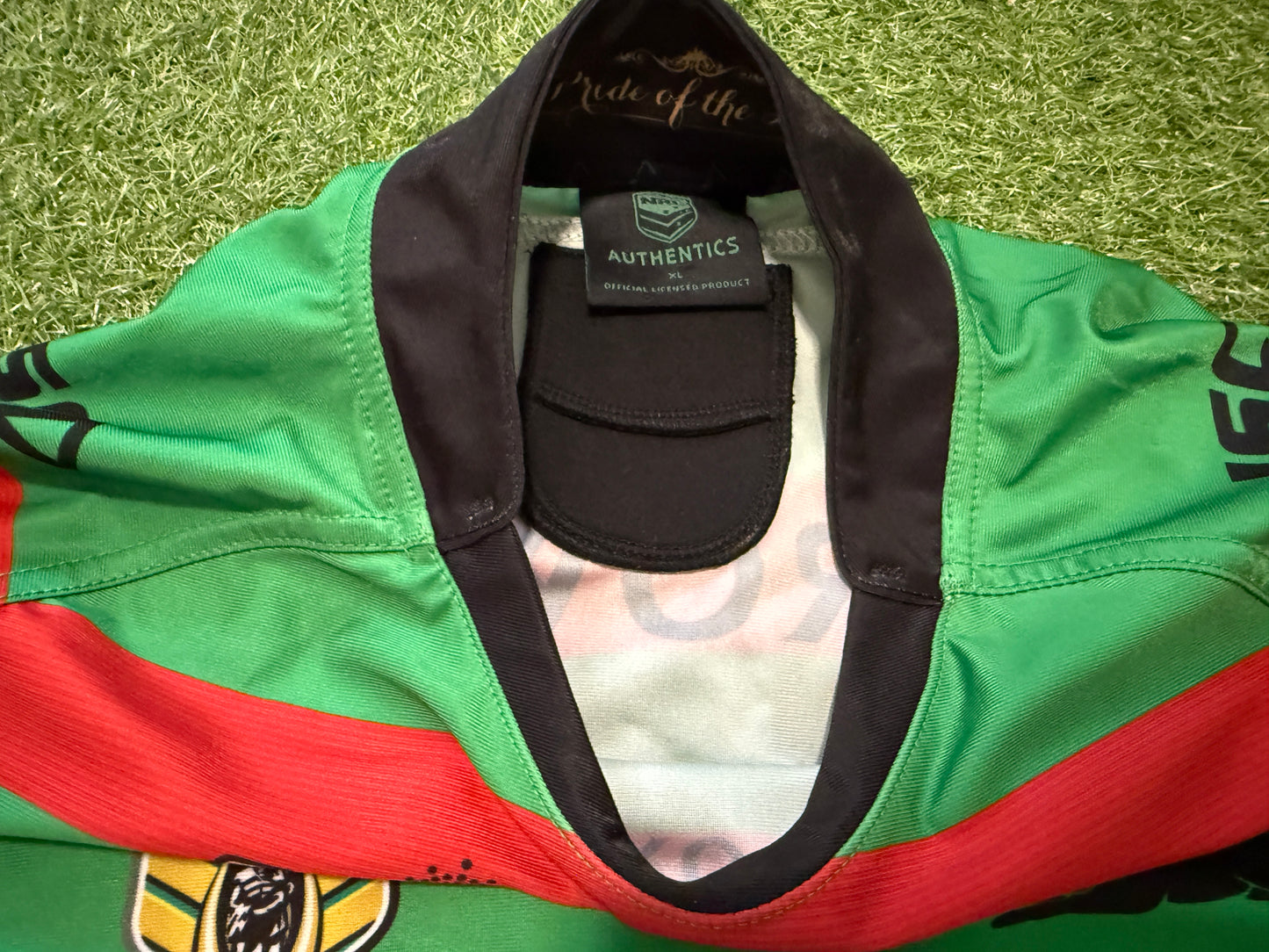 2015 South Sydney Rabbitohs David Tyrrell spare Home Jersey v2 (L)