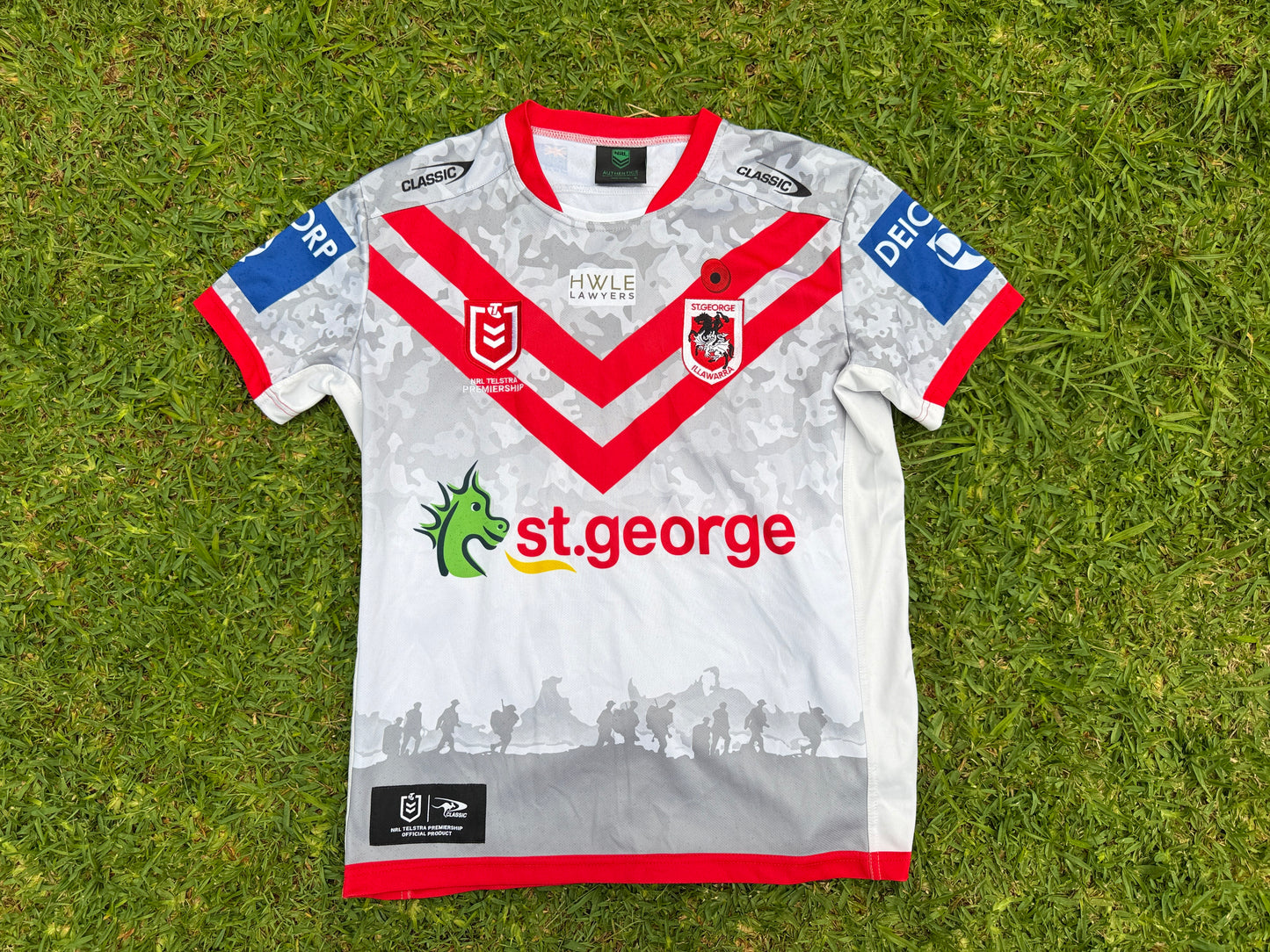 2021 St George Illawarra Dragons ANZAC Jersey (L)