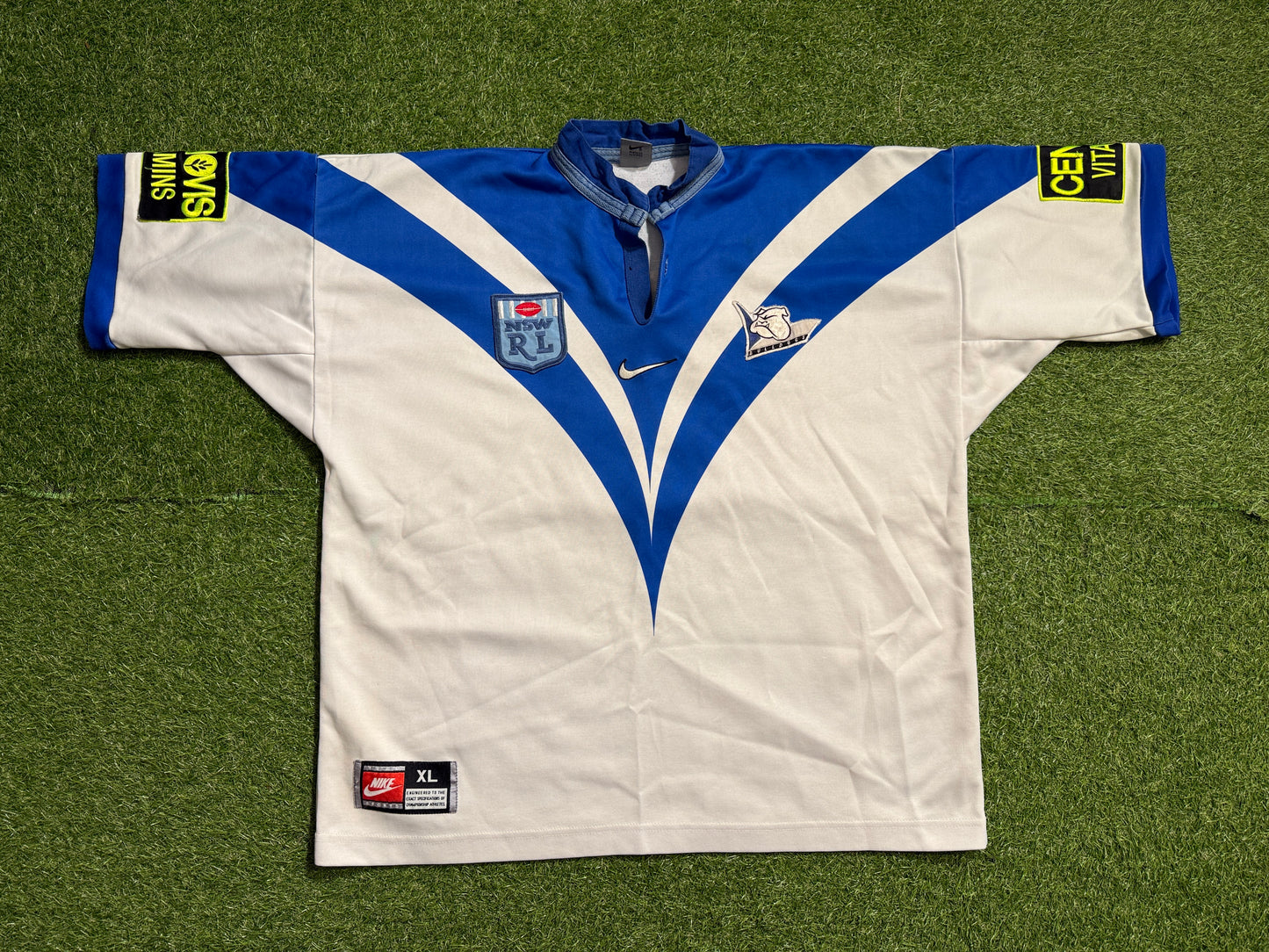 1998 Canterbury Bankstown Bulldogs reserve grade player jersey (3XL)