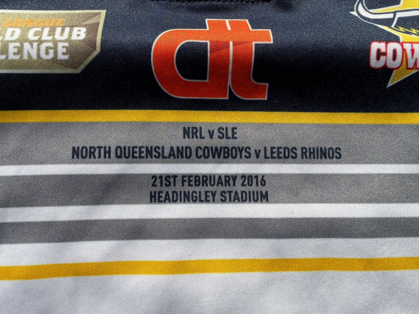 2016 NQ Cowboys World Club Challenge Jersey (M)