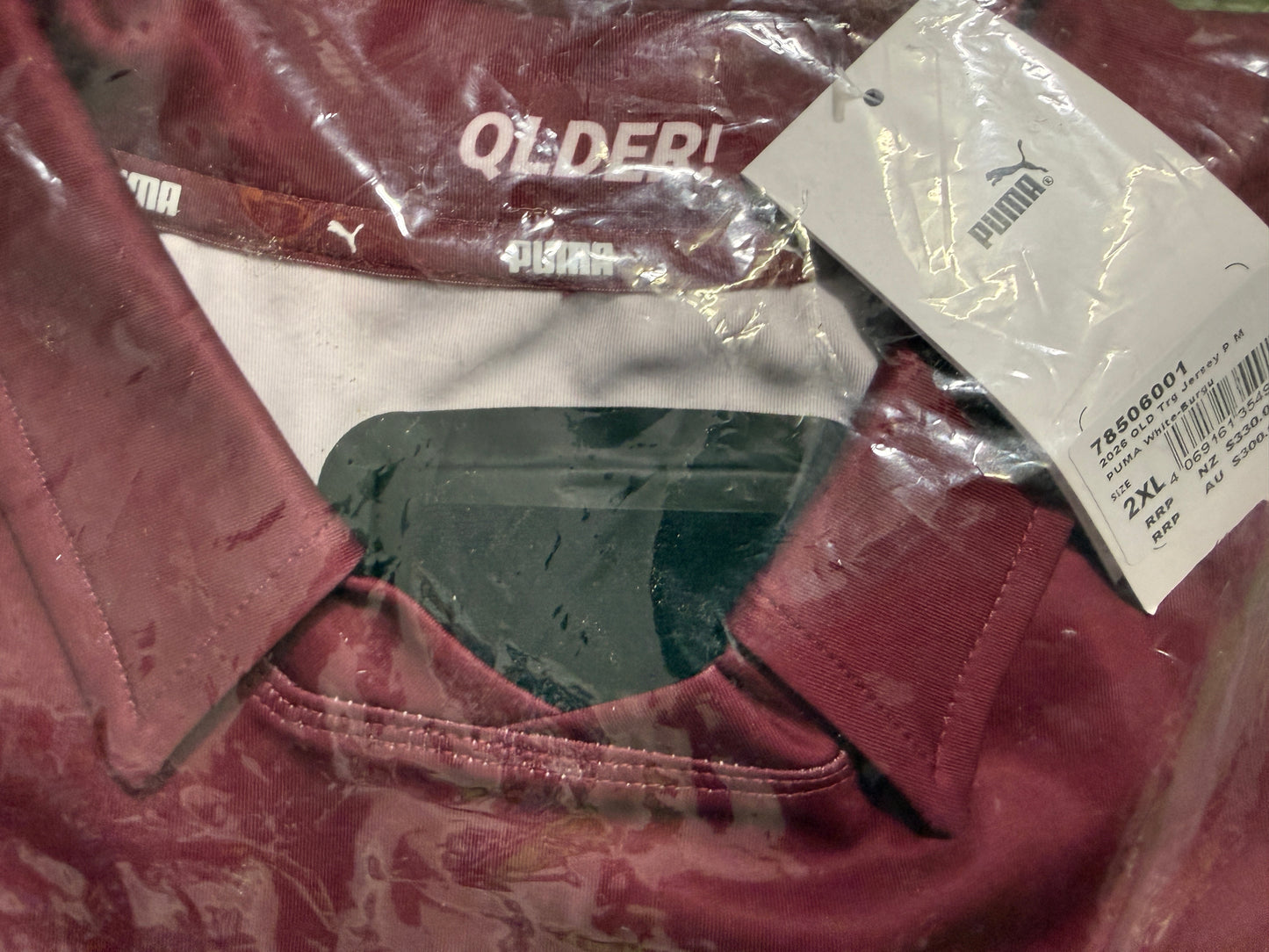 2026 QLD Maroons Player Issue training Jersey (2XL)