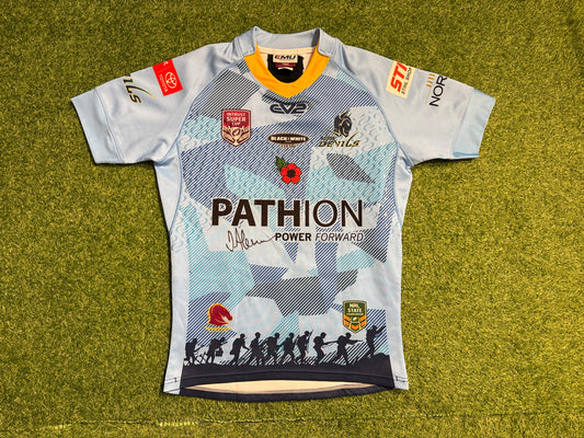 2020 Norths Devil's ANZAC Player Jersey (never worn) (M)