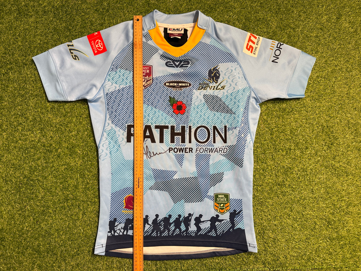 2020 Norths Devil's ANZAC Player Jersey (never worn) (M)