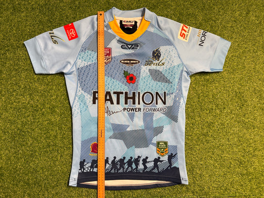2020 Norths Devil's ANZAC Player Jersey (never worn) (M)