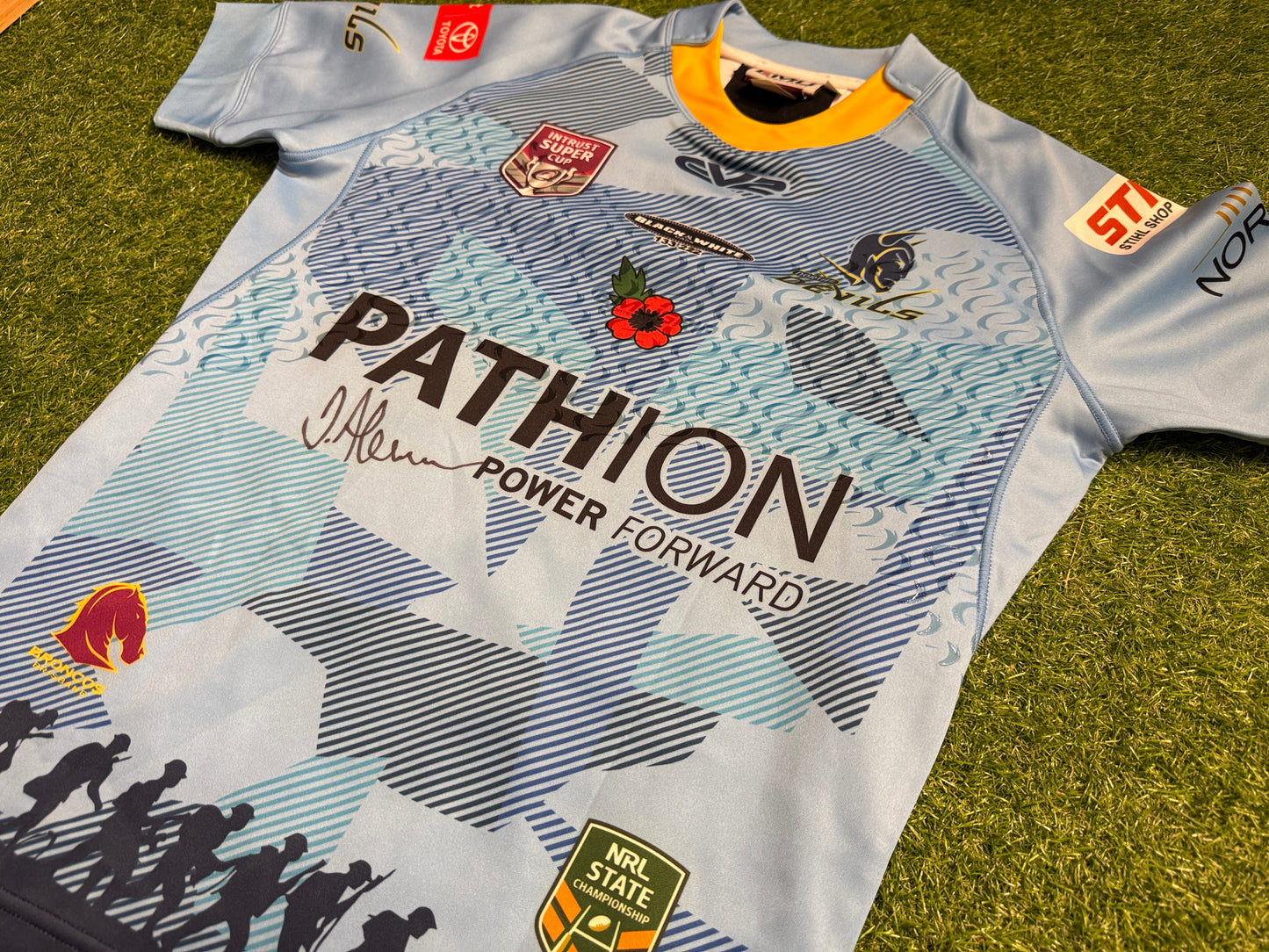 2020 Norths Devil's ANZAC Player Jersey (never worn) (M)