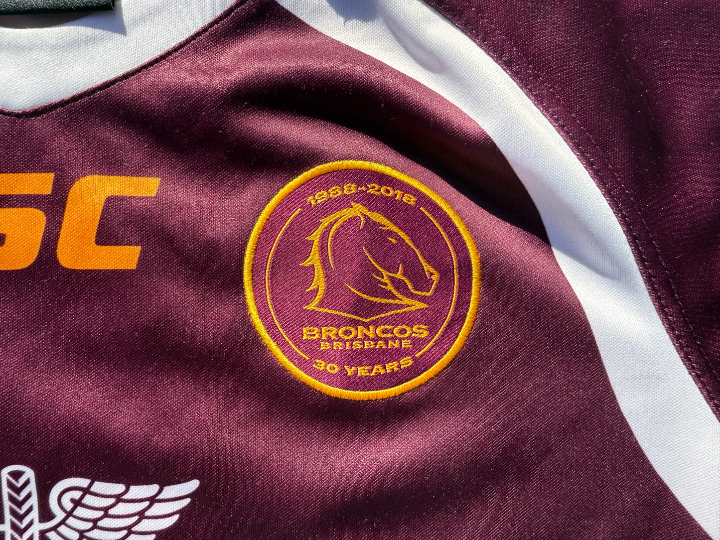 2018 Brisbane Broncos Anniversary Home Jersey (L)