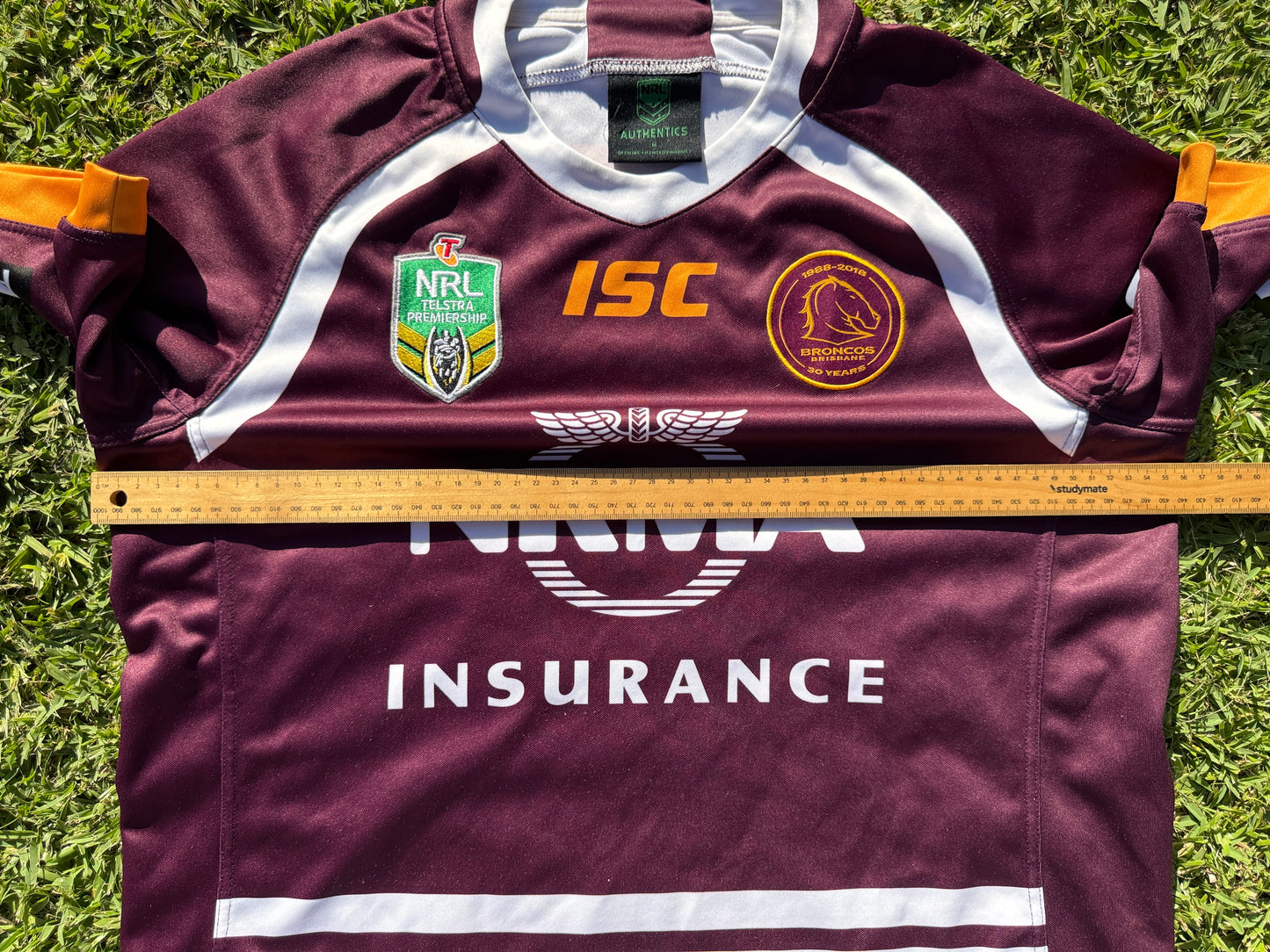 2018 Brisbane Broncos Anniversary Home Jersey (L)