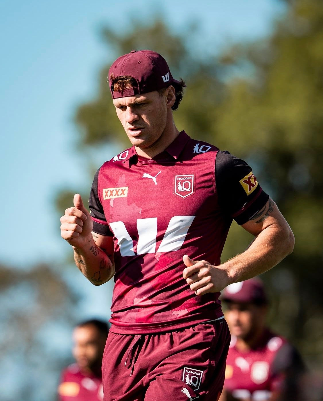 2026 QLD Maroons Player Issue training Jersey (2XL)