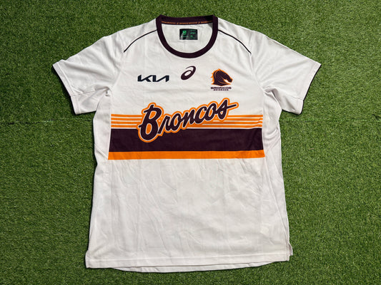 2025 Brisbane Broncos Warm up tee (XL)