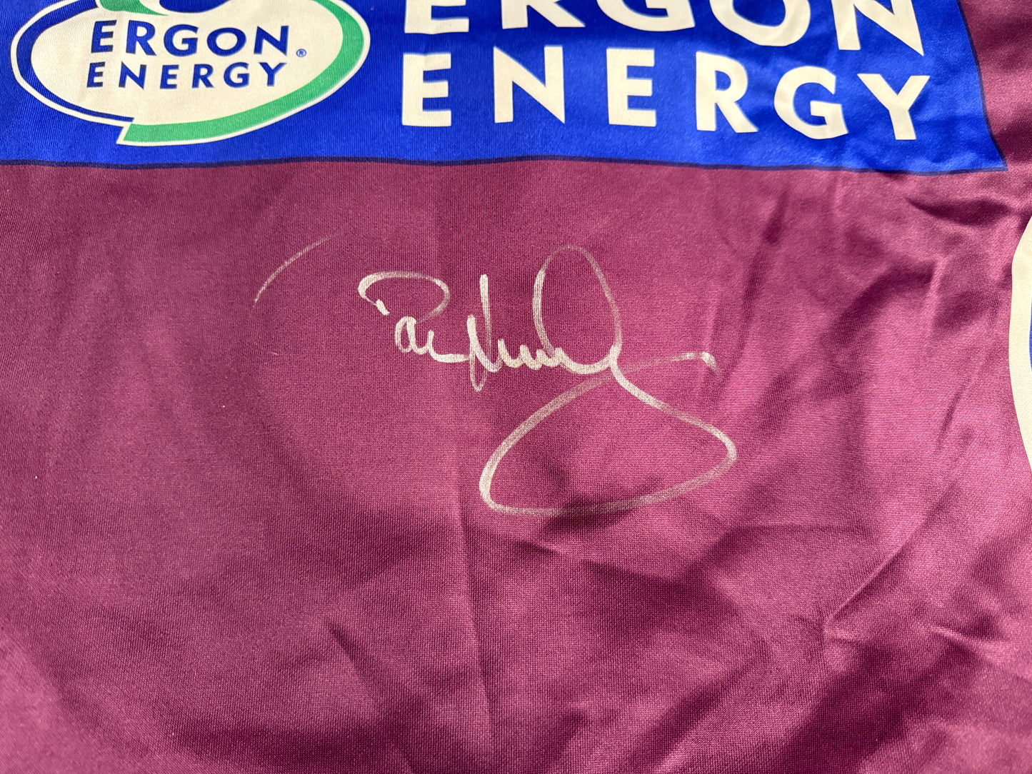 2005 Brisbane Broncos Darren Lockyer Player Issue Signed (S)