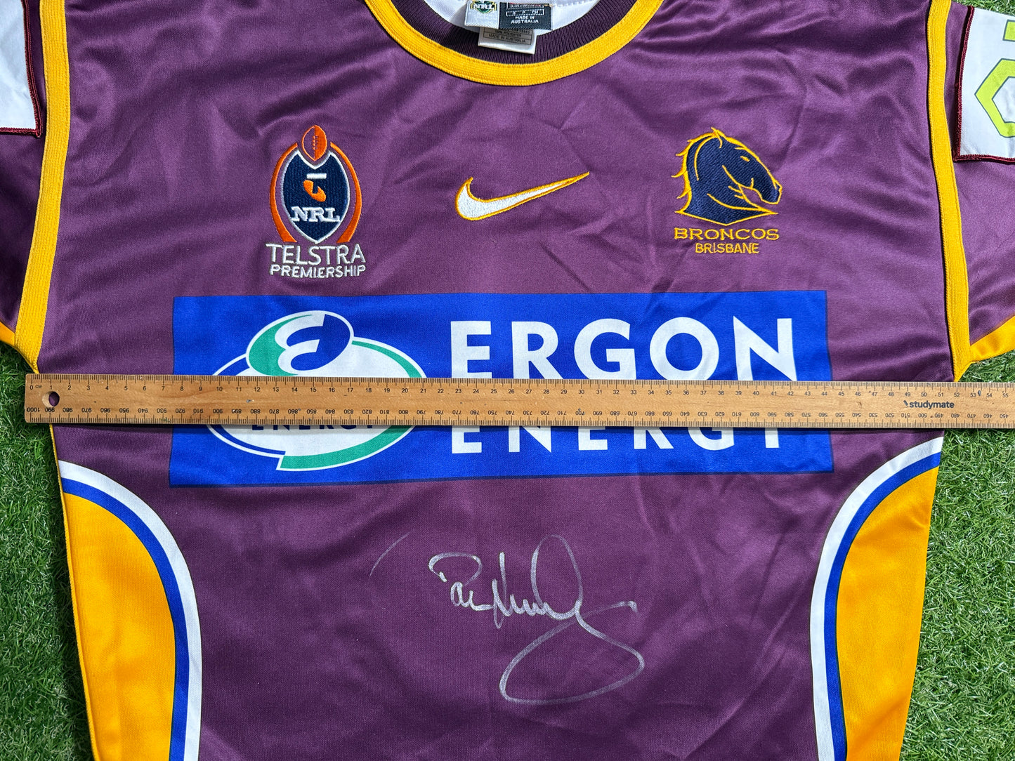 2005 Brisbane Broncos Darren Lockyer Player Issue Signed (S)